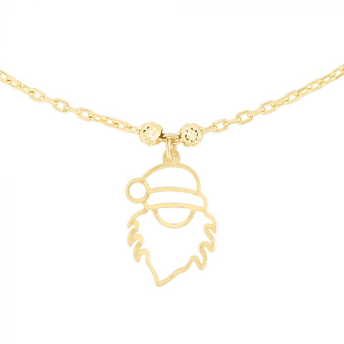 14K Gold Holiday Charm Bracelet