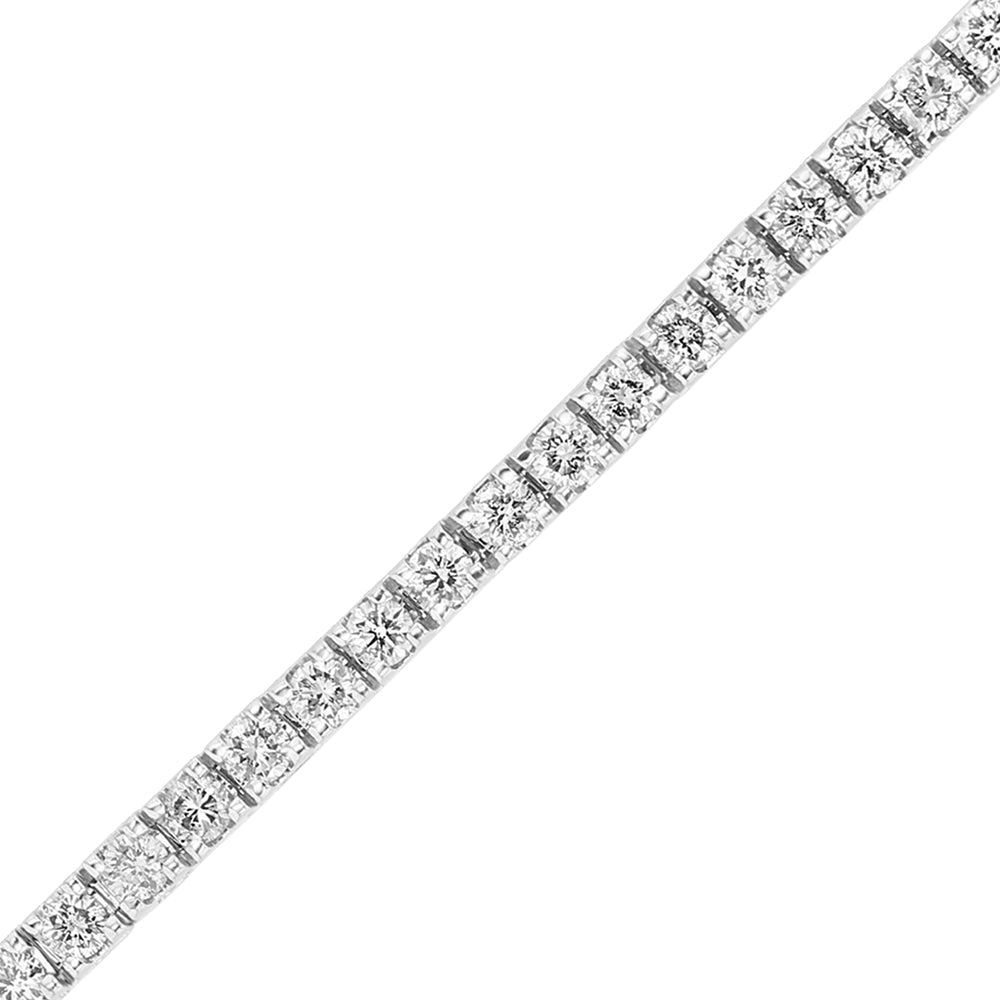 4.00ctw Natural Diamond Tennis Bracelet 14k White Gold 7 Inch