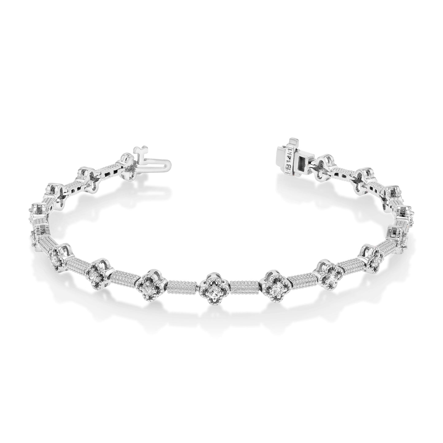 0.75ctw Diamond Bracelet in 14k White Gold