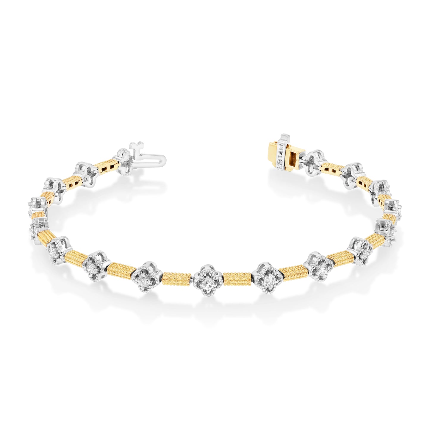 0.75ctw Diamond Bracelet in 14k TT