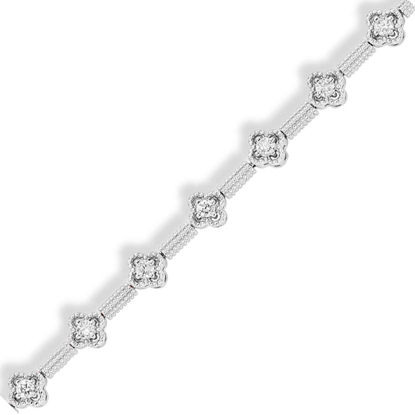 0.75ctw Diamond Bracelet in 14k White Gold